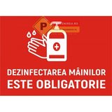 Semne dezinfectarea mainilor este obligatorie